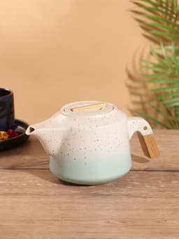 Набор для чаепития «Белые ночи», чайник, 2 кружки, керамика