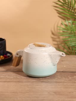 Набор для чаепития «Белые ночи», чайник, 2 кружки, керамика