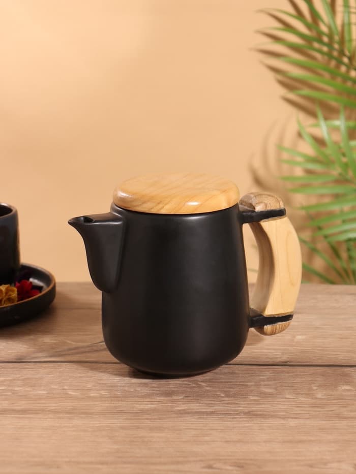 Набор для чаепития «Загадка», чайник, 2 стакана, керамика