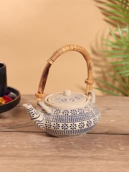 Набор для чаепития «Айша», чайник, 2 пиалы, керамика