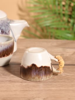 Набор для чаепития «Амина», чайник, 2 кружки, керамика