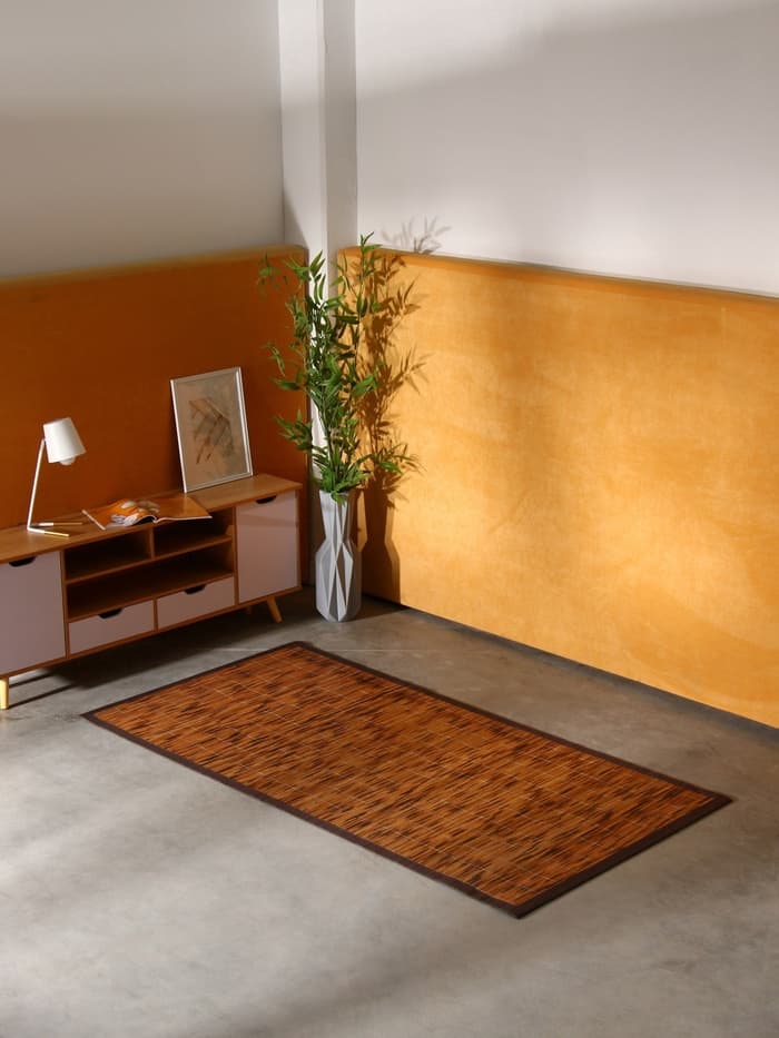 Коврик плетёный из кокосовых листьев, 200×100×0.8 см