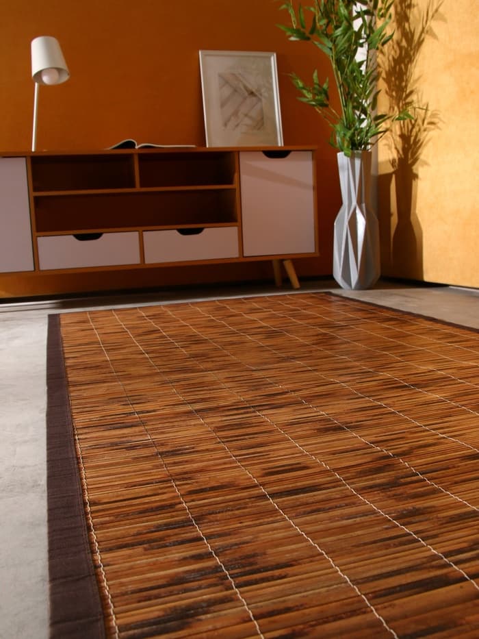 Коврик плетёный из кокосовых листьев, 200×100×0.8 см