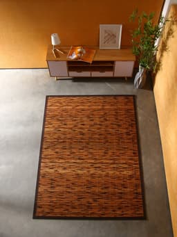 Коврик плетёный из кокосовых листьев, 200×150×0.8 см