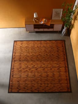 Коврик плетёный из кокосовых листьев, 200×200×0.8 см