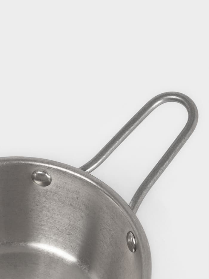 Сотейник для подачи Hanna Knövell Vanha, 400 мл, d=13.5 см, h=5 см, нержавеющая сталь, серебристая