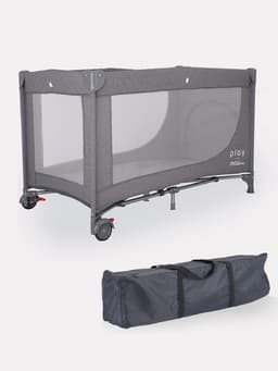 Манеж детский MowBaby play, серый