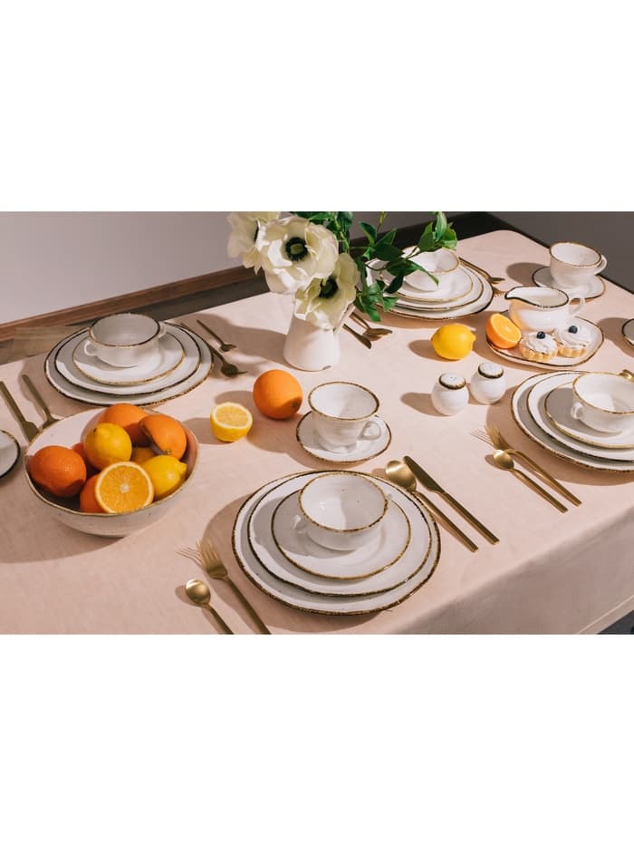 Салатник Magistro Alpine Frost, 600 мл, 18.8×5.1 см, фарфор, белый