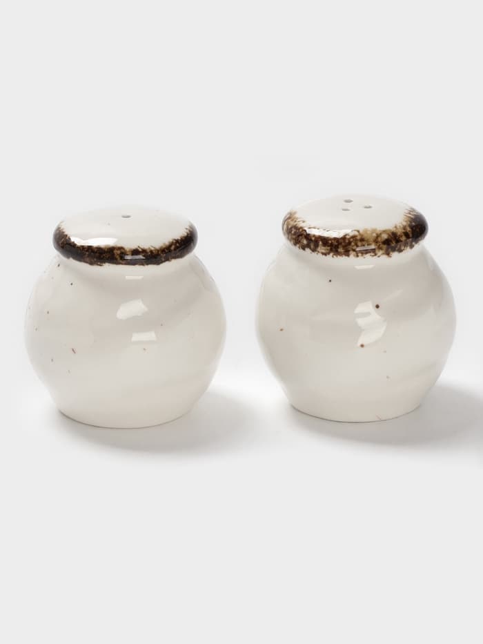 Набор для специй Magistro Alpine Frost, 2 предмета: перечница, солонка, 80 мл, 5×6 см, фарфор, белый