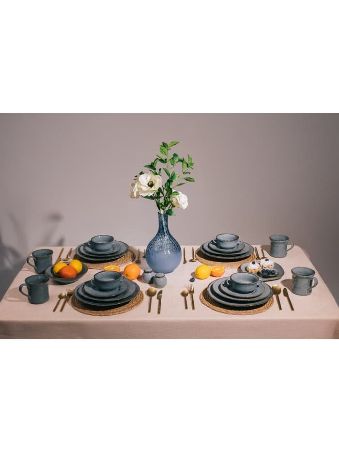 Кружка Magistro Alpine Frost, 350 мл, фарфор, голубовато-серый