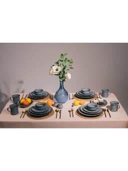 Кружка Magistro Alpine Frost, 350 мл, фарфор, голубовато-серый