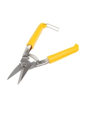 Ножницы по металлу ТУНДРА, авторазжим, пластиковые рукоятки, правый рез, 225 мм