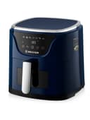 Аэрогриль BRAYER 2036BR, 5 л, 1500 Вт, 7 программ, 200°С, LCD-дисплей, таймер, решётка, синий