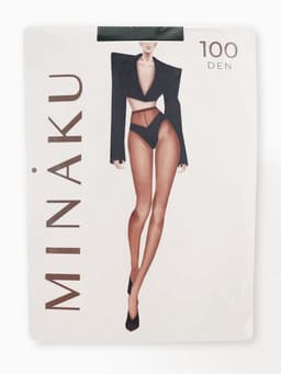 Женские колготки MINAKU 100 ден, хаки, размер 2/S