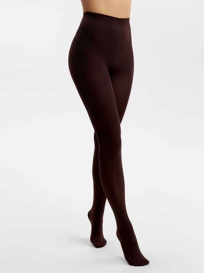 Женские колготки MINAKU 100 ден, темно-коричневые, размер 2/S
