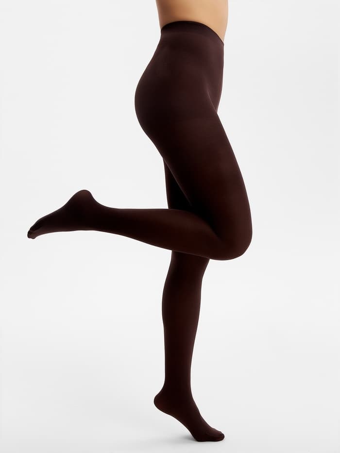 Женские колготки MINAKU 100 ден, темно-коричневые, размер 2/S