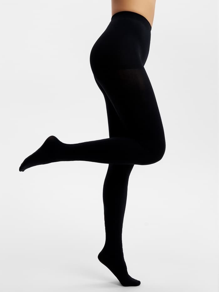 Женские колготки MINAKU 100 ден, чёрные, размер 2/S