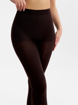 Женские колготки MINAKU 100 ден, тёмно-коричневые, размер 2/S