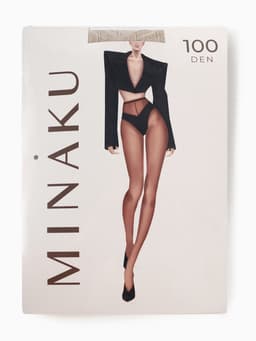 Женские колготки MINAKU 100 ден, бежевые, размер 2/S