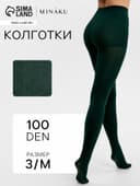 Женские колготки MINAKU 100 ден, хаки, размер 3/M