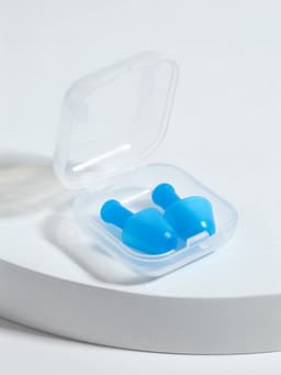 Беруши, 2.5×1 см, в футляре, фасовка 10 шт., силиконовые, МИКС