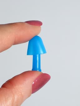 Беруши, 2.5×1 см, в футляре, фасовка 10 шт., силиконовые, МИКС