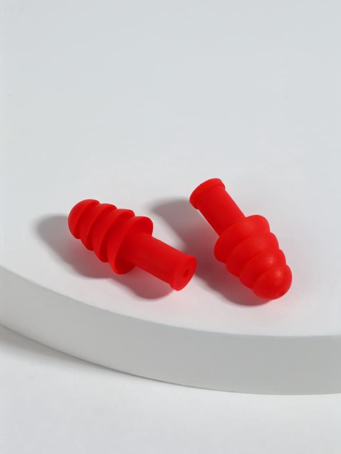 Беруши, 3×1.3 см, в футляре, фасовка 10 шт., силиконовые, МИКС