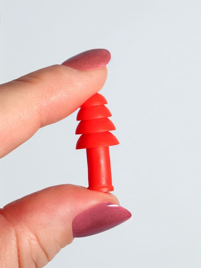 Беруши, 3×1.3 см, в футляре, фасовка 10 шт., силиконовые, МИКС