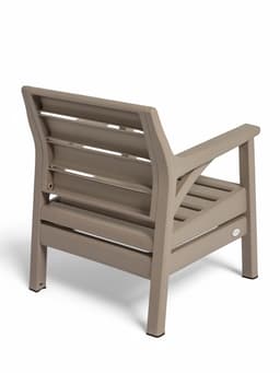 Комплект садовой мебели «Евпатория»: 2 кресла, стол, трёхместный диван, бежевый