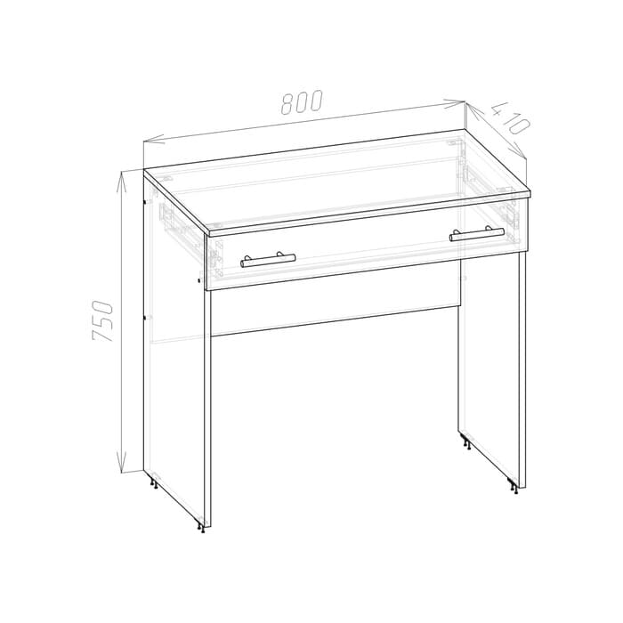 Спальный гарнитур «Аура», комплект 7 предметов, цвет серый графит