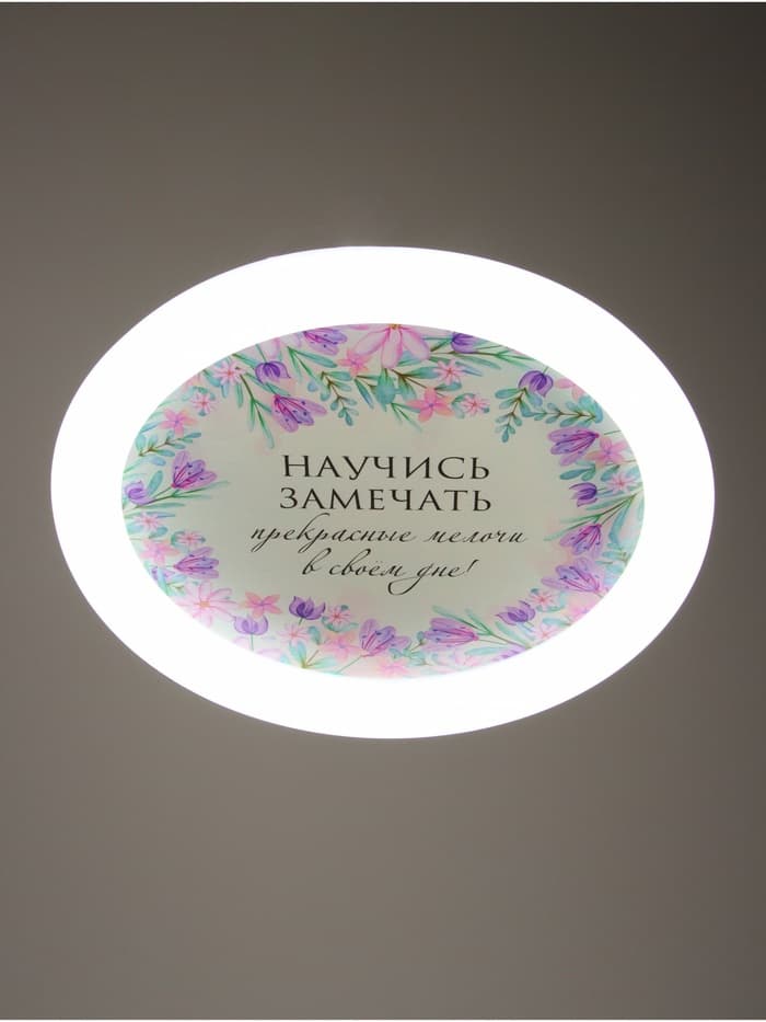 Потолочный светильник светодиодный BayerLux «Цветы», 120 Вт, LED, 49.5×49.5×6.5 см