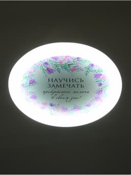 Потолочный светильник светодиодный BayerLux «Цветы», 120 Вт, LED, 49.5×49.5×6.5 см