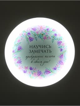Потолочный светильник светодиодный BayerLux «Цветы», 120 Вт, LED, 49.5×49.5×6.5 см