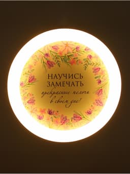 Потолочный светильник светодиодный BayerLux «Цветы», 120 Вт, LED, 49.5×49.5×6.5 см