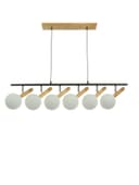 Светильник «Перс» 6×40 Вт Е27 черный/коричневый 100×26×100 см