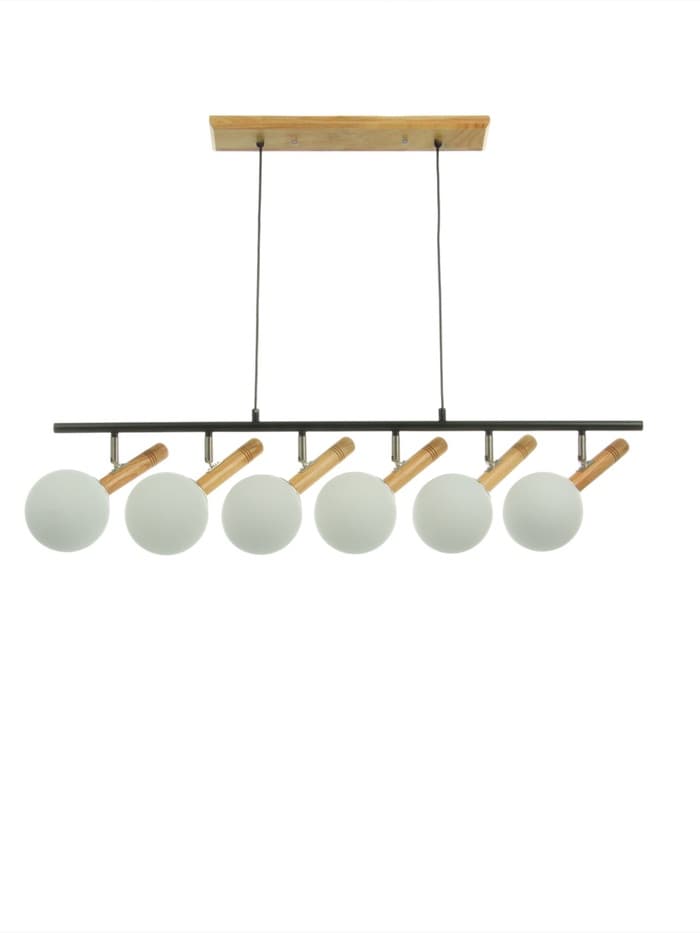 Светильник «Перс» 6×40 Вт Е27 черный/коричневый 100×26×100 см