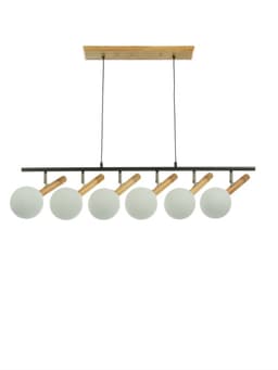 Светильник «Перс» 6×40 Вт Е27 черный/коричневый 100×26×100 см