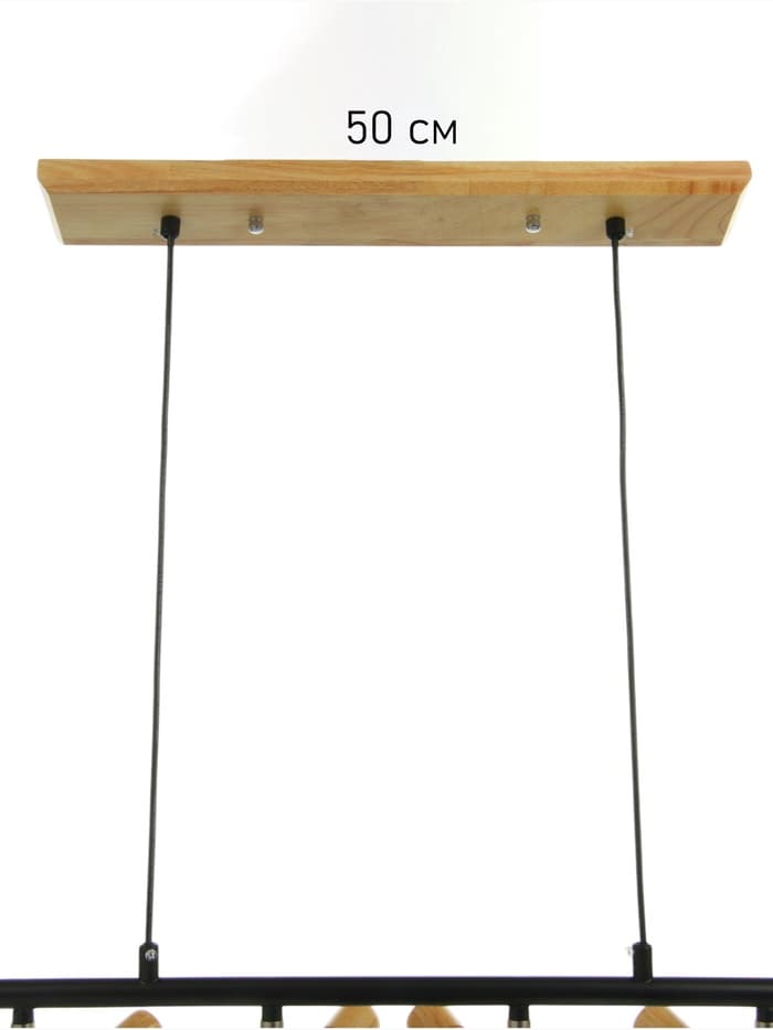 Светильник «Перс» 6×40 Вт Е27 черный/коричневый 100×26×100 см