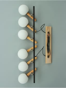 Светильник «Перс» 6×40 Вт Е27 черный/коричневый 100×26×100 см