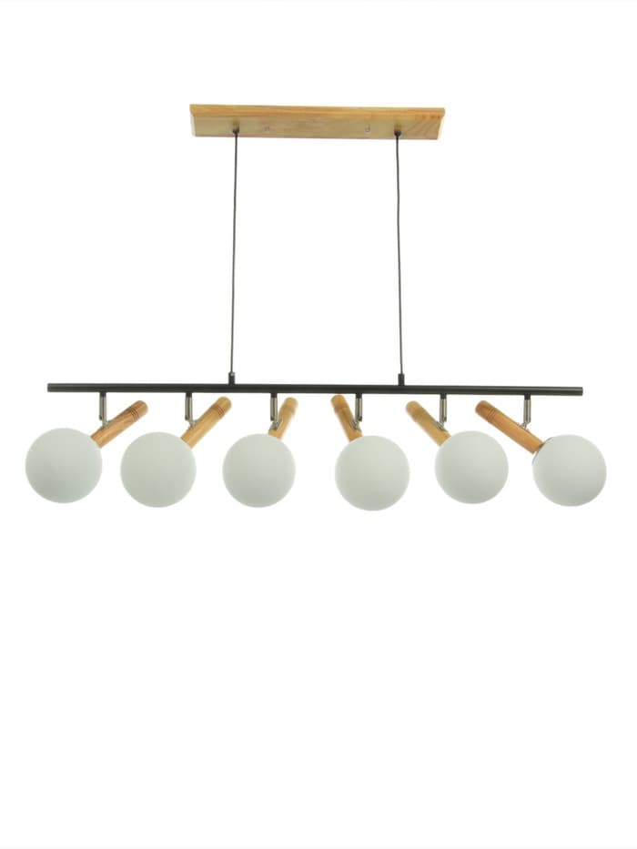 Светильник «Перс» 6×40 Вт Е27 черный/коричневый 100×26×100 см