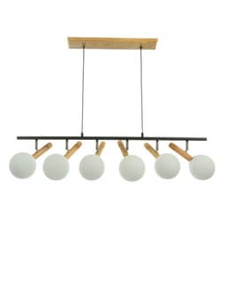 Светильник «Перс» 6×40 Вт Е27 черный/коричневый 100×26×100 см