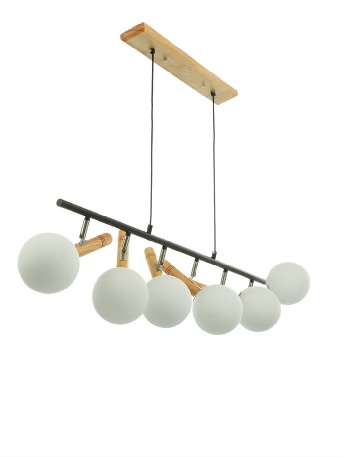 Светильник «Перс» 6×40 Вт Е27 черный/коричневый 100×26×100 см