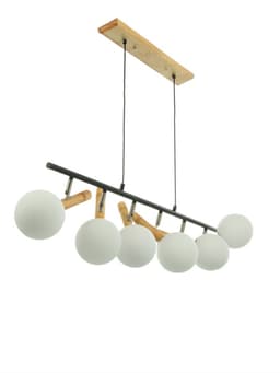 Светильник «Перс» 6×40 Вт Е27 черный/коричневый 100×26×100 см