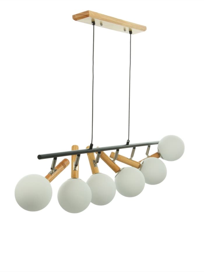 Светильник «Перс» 6×40 Вт Е27 черный/коричневый 100×26×100 см