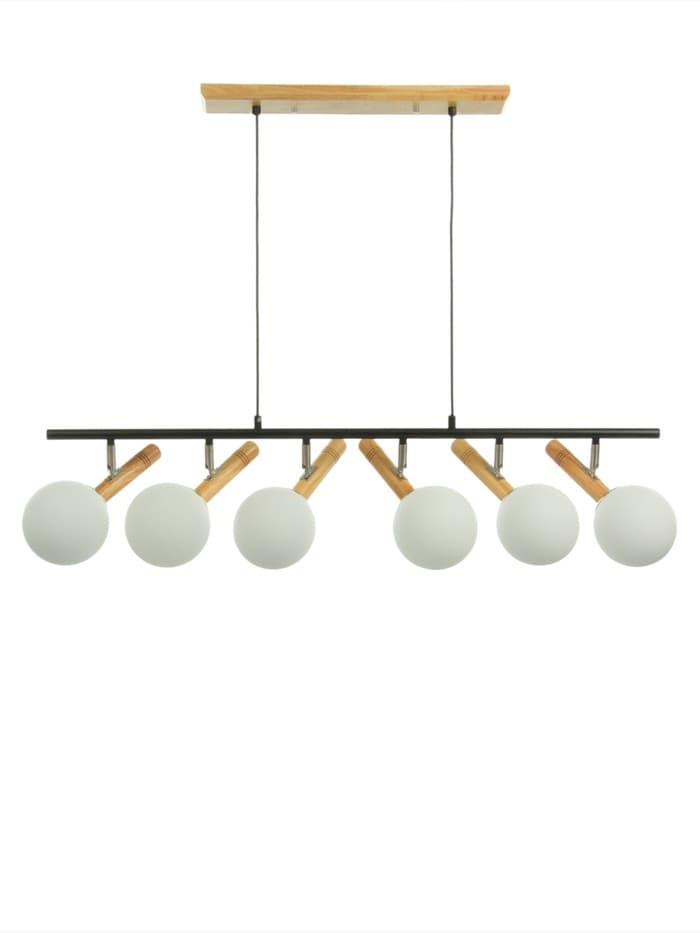 Светильник «Перс» 6×40 Вт Е27 черный/коричневый 100×26×100 см