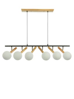 Светильник «Перс» 6×40 Вт Е27 черный/коричневый 100×26×100 см