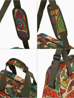 Сумка дорожная на молнии, наружный карман, длинный ремень, бежевая, оранжевая