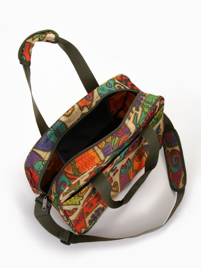 Сумка дорожная на молнии, наружный карман, длинный ремень, бежевая, оранжевая