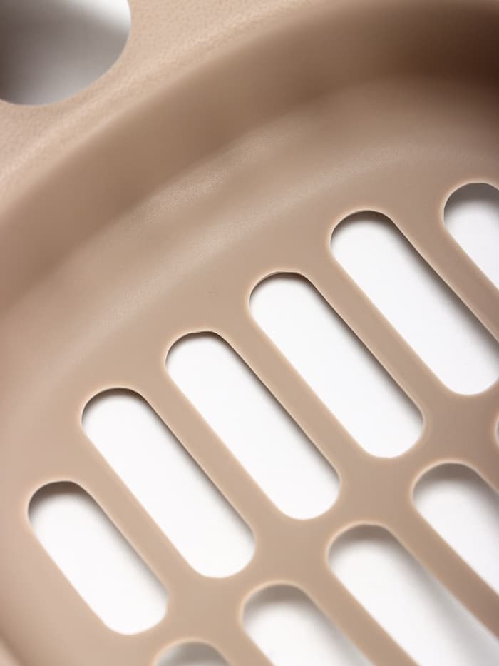 Совок для кошачьего туалета, 22.5×10×5 см, покрытие софт-тач, пластик, цвет капучино