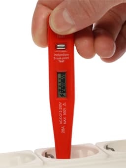 Отвертка индикаторная ТУНДРА, жидкокристаллический дисплей, 12 - 220 В